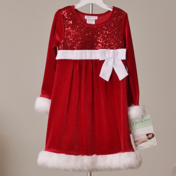 bonnie jean velvet dress